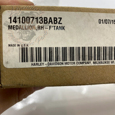 Logo de réservoir droit OEM 14100713BABZ