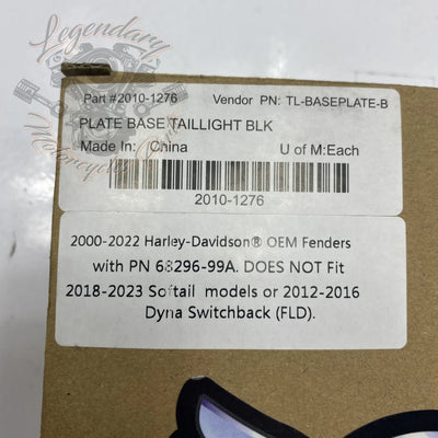 Taillight Base OEM 2010-1276