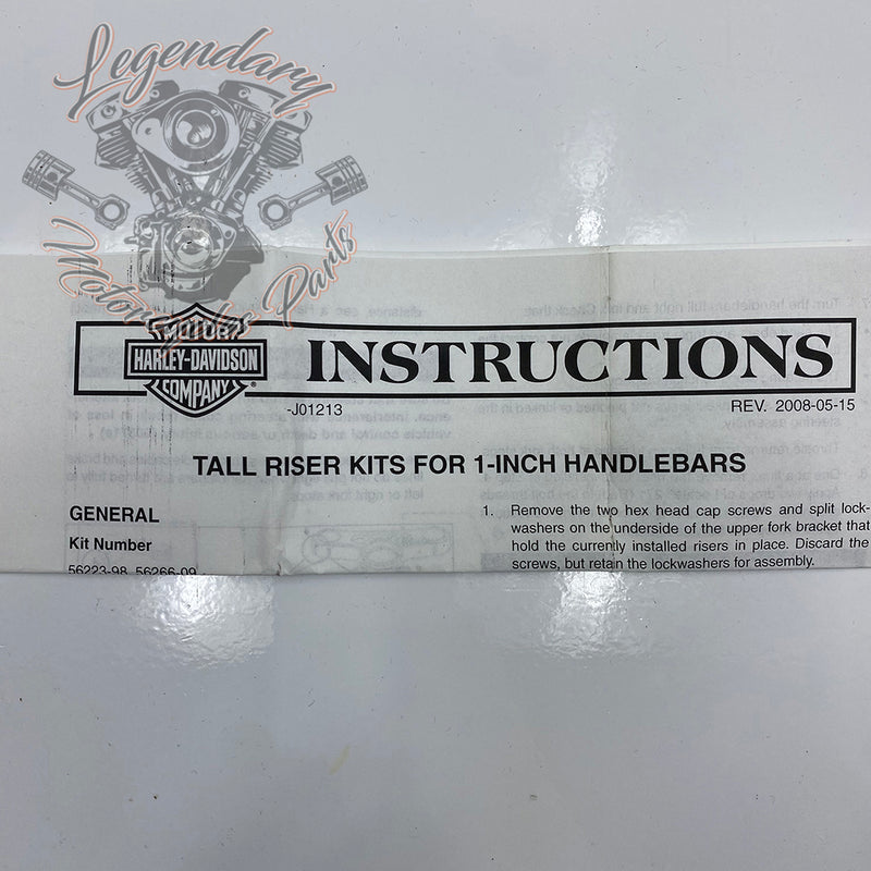 6" Straight Risers OEM 56223-98