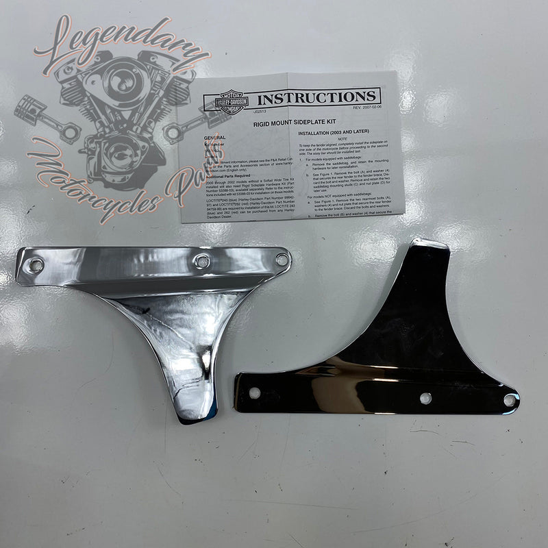 Plaques latérales de fixation rigide de sissy bar OEM 53374-03