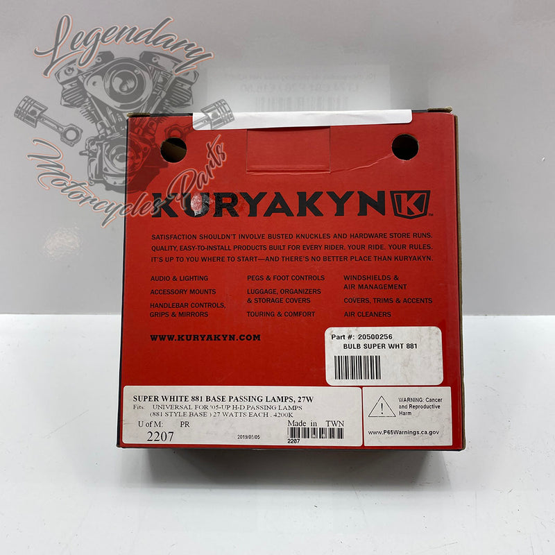 Blue High Beam Bulb Kit Réf K2207