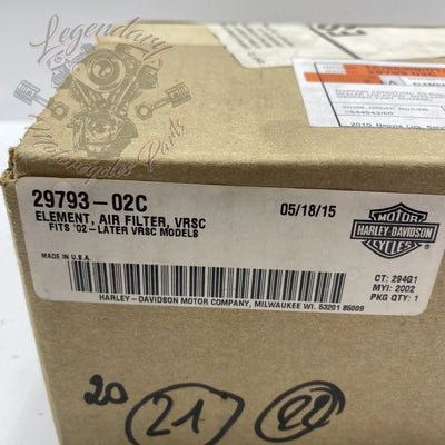Elemento filtrante Screamin Eagle OEM 29793-02C