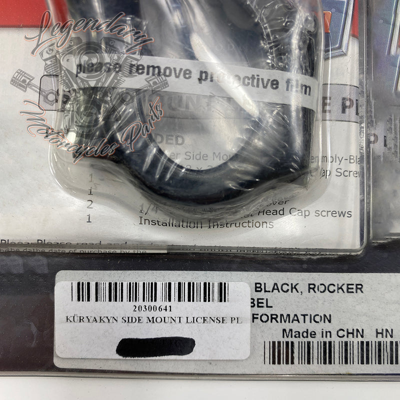 Supporto targa curvo Réf 3117