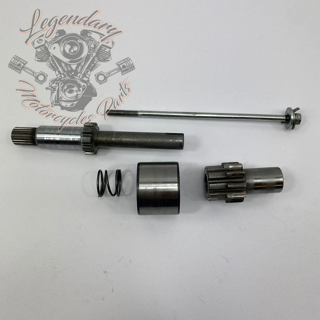 Axe De Kick Scooter Gy6, Kit D'arbre De Démarreur, Ensemble De Pignon De Renvoi D'arbre De Démarrage En Aluminium Pour GY6 50CC 80CC 139QMB Scooter Cyclomoteur