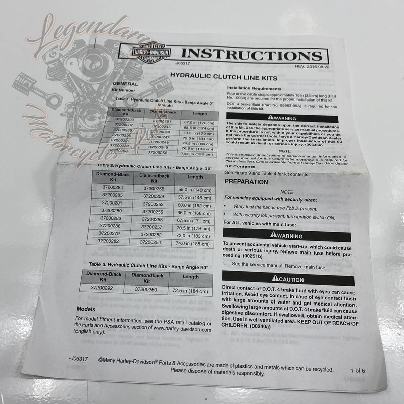 Tubo frizione Diamondback 76.5 OEM 37200249