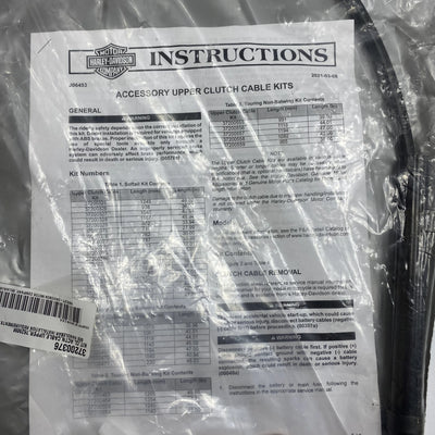 Cable de embrague superior