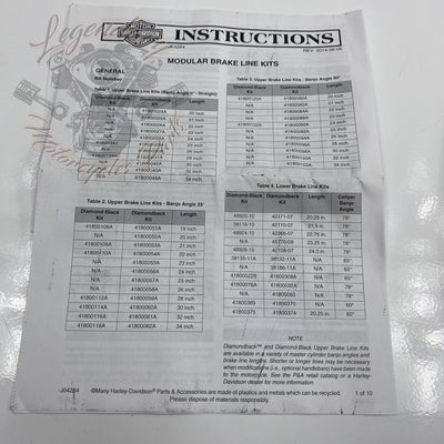 Brake Hose Kit OEM 38132-11A