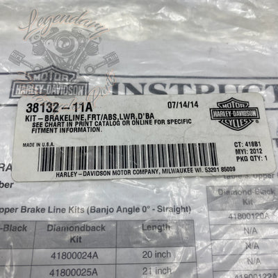 Brake Hose Kit OEM 38132-11A