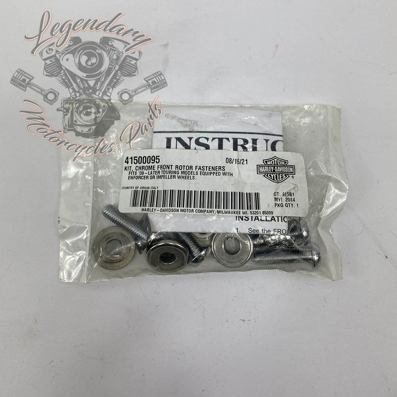 Kit de parafusos de disco dianteiro OEM 41500095