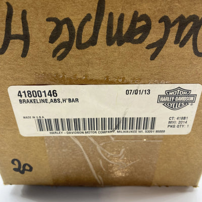 Front Brake Line for DragBar Handlebar OEM 41800146
