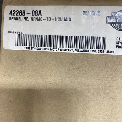 Tubo de travão traseiro, do módulo ABS ao cilindro mestre OEM 42268-08A