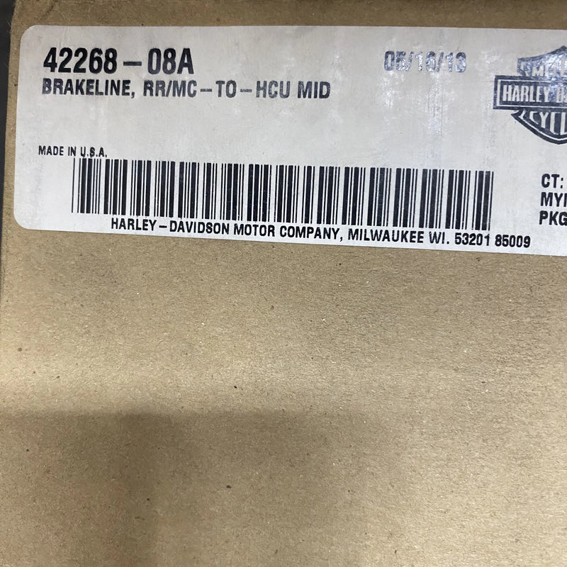 Tubo de travão traseiro, do módulo ABS ao cilindro mestre OEM 42268-08A