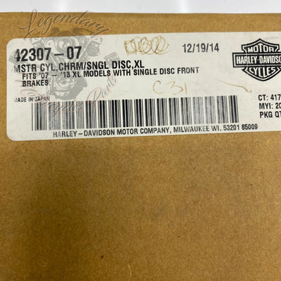 Kit de cilindro maestro y soporte de embrague cromados OEM 42307-07