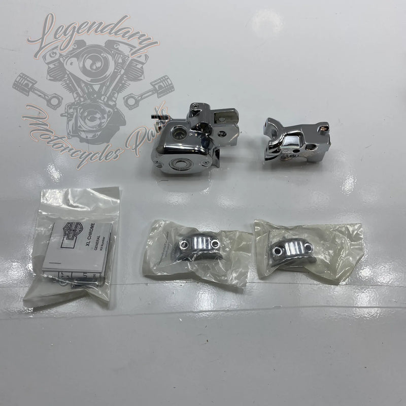 Kit de cilindro maestro y soporte de embrague cromados OEM 42307-07