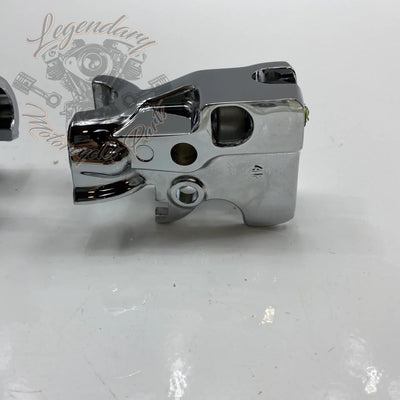 Kit de cilindro maestro y soporte de embrague cromados OEM 42307-07