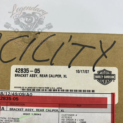 Wspornik zacisku hamulca tylnego OEM 42835-05