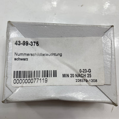 License Plate Light OEM 43-99-375