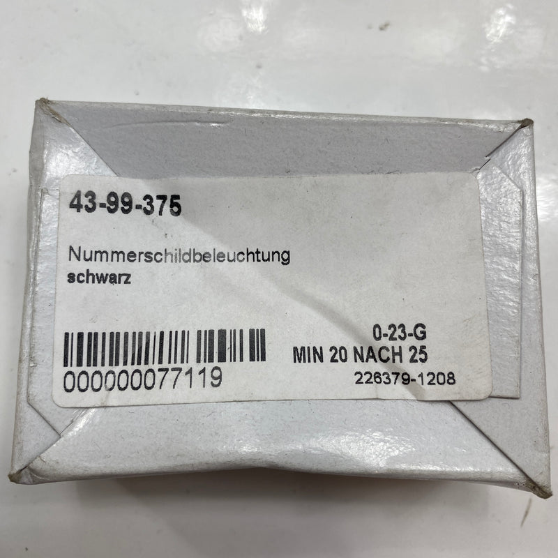 License Plate Light OEM 43-99-375