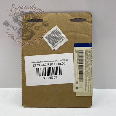 1/2" Bolt Covers OEM 43881-96