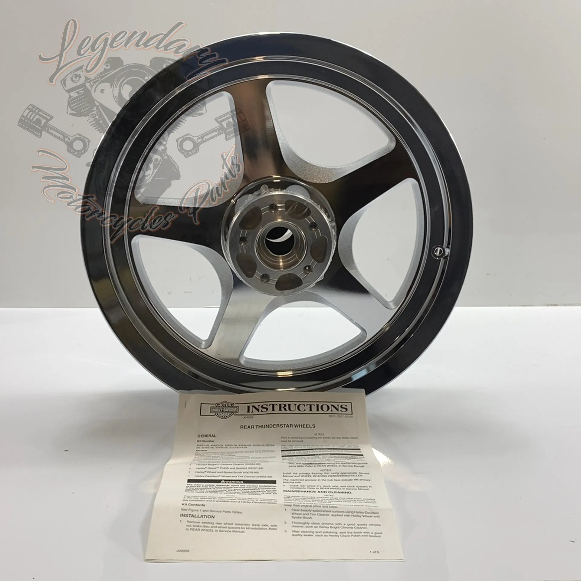 Oem 3star Rims Thunderstar 16x3 Rear Wheel OEM 43979-08 – Legendary Parts