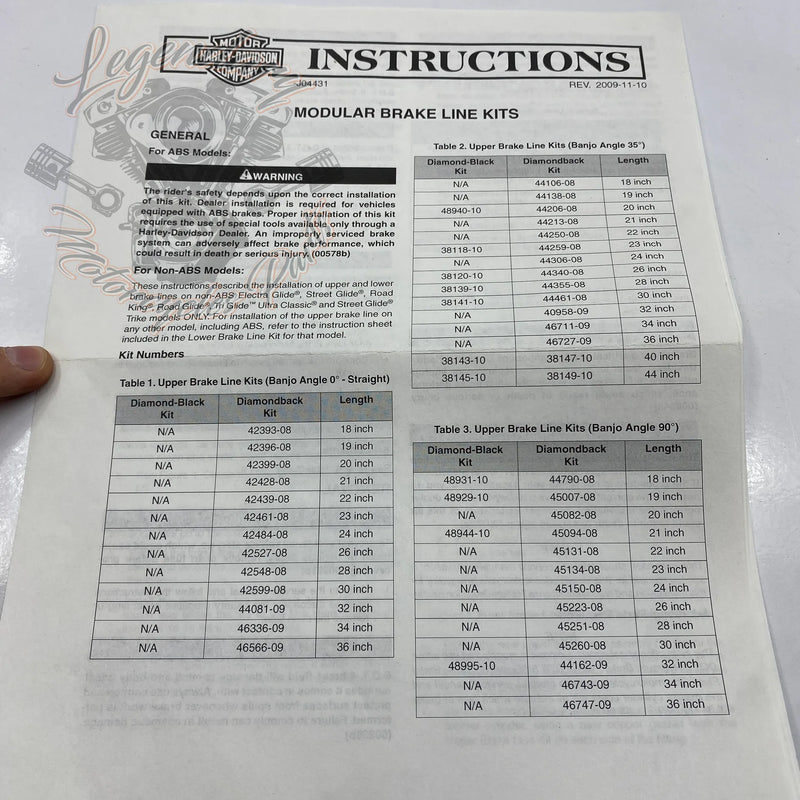 DiamondBack Brake Line OEM 45818-07
