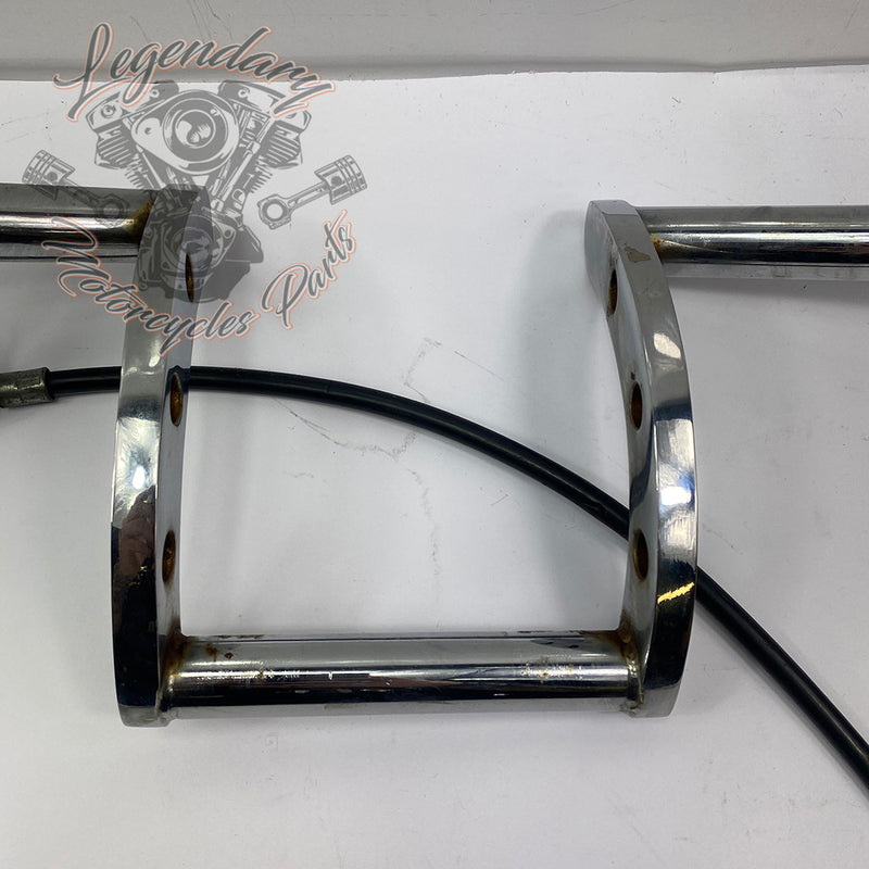 Z-Bar handlebar, grip and clutch cable