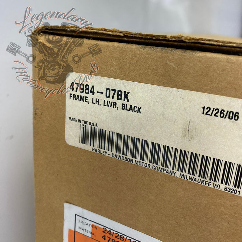 Rahmenunterteil links OEM 47984-07BK