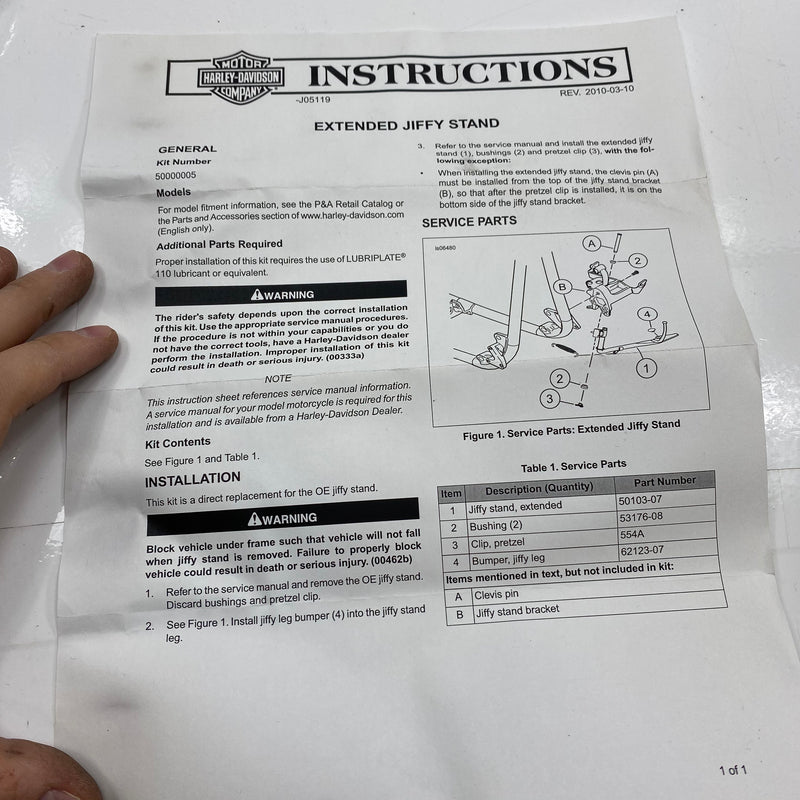 Cavalletto OEM 50000005