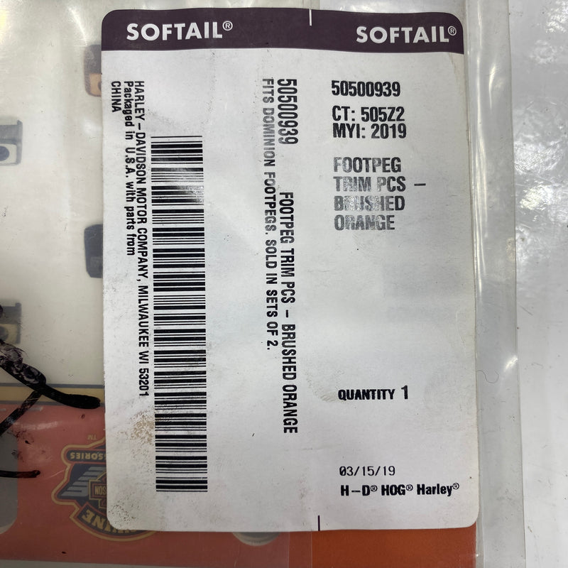 Guarnições de apoio para os pés Dominion OEM 50500939