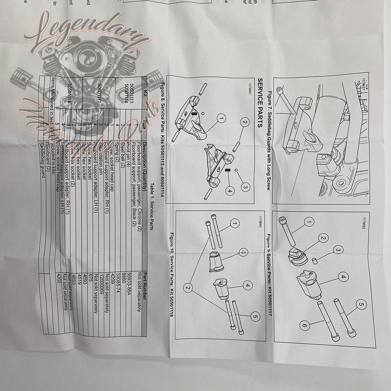 Soportes de mesetas OEM 50501118