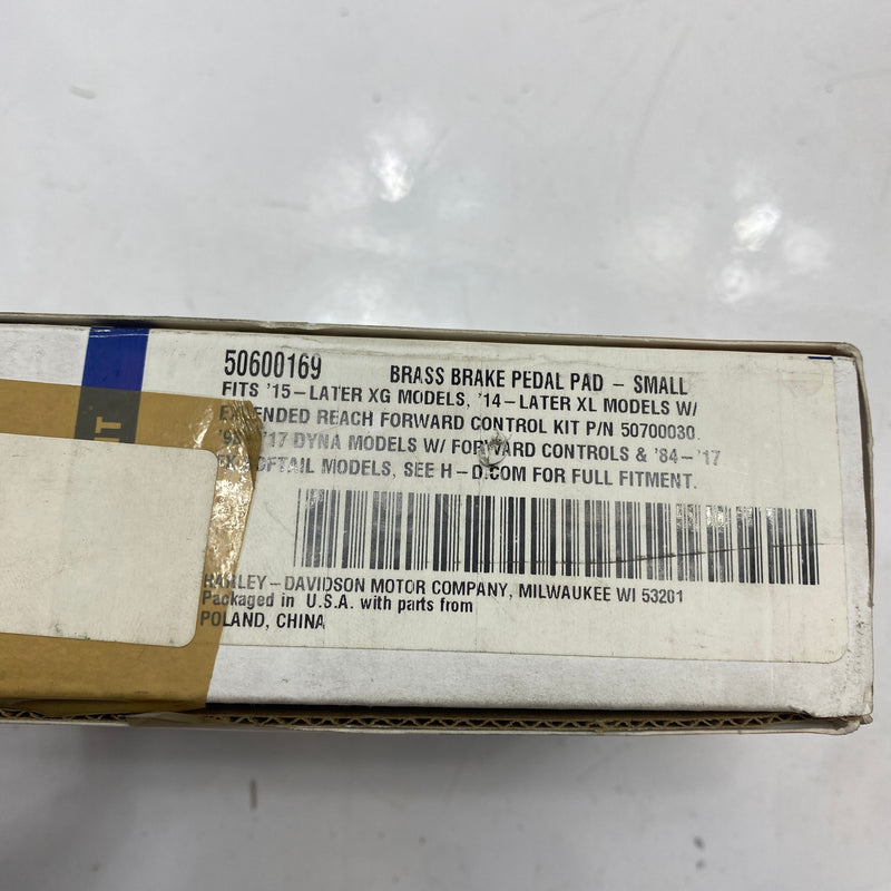 Pequeño patín de pedal de freno, Latón OEM 50600169
