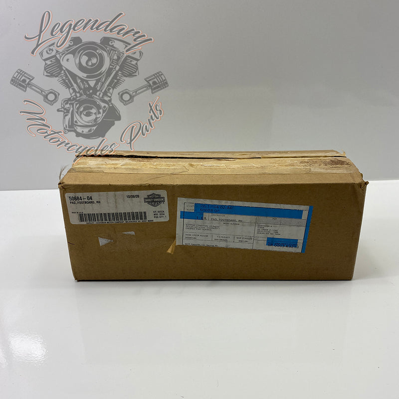 Right driver footrest insert OEM 50684-04