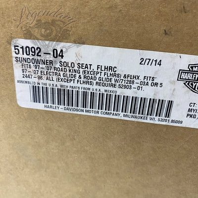 Selle solo Sundowner OEM 51092-04