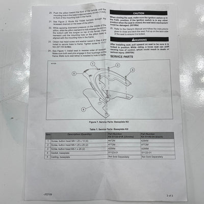 Base do guarda-lamas traseiro OEM 51120-01A