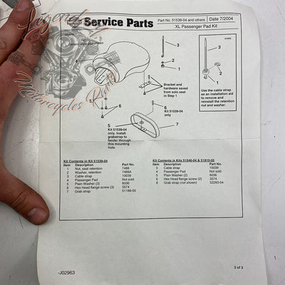 Pouf passager OEM 51539-04