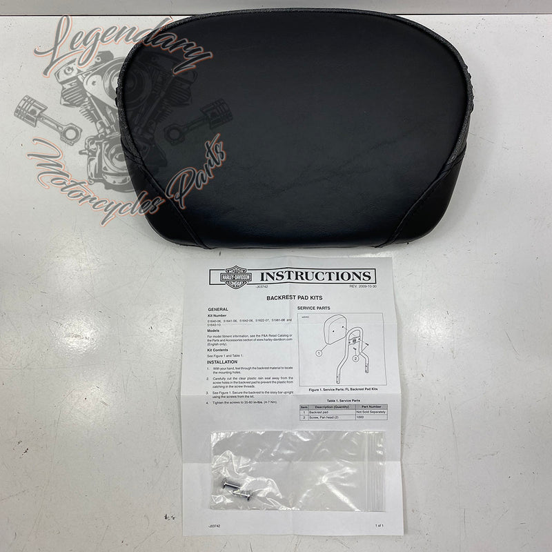 Sissy bar cushion OEM 51622-07