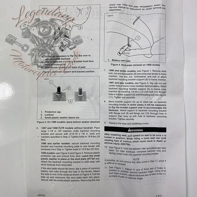 Driver backrest OEM 51631-06