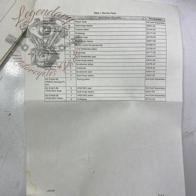 Pouf passager OEM 51644-06