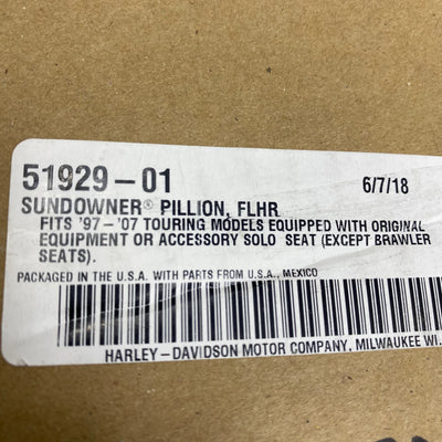 Sundowner Passenger Seat OEM 51929-01