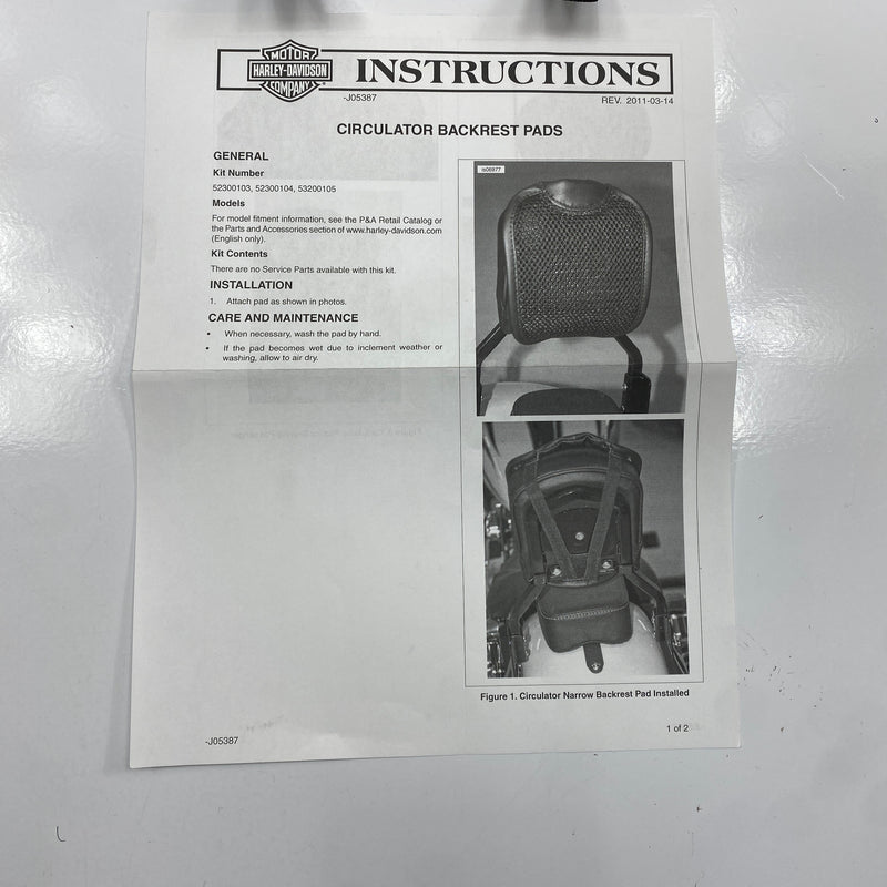 Coussin de selle Circulator OEM 52300103