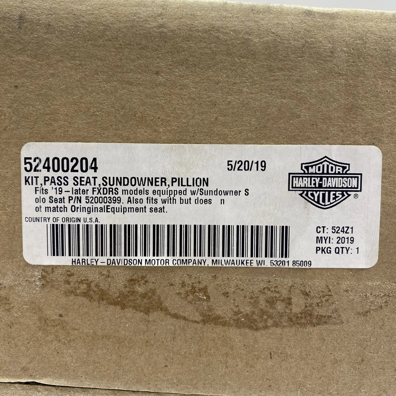 Sella passeggero Sundowner OEM 52400204