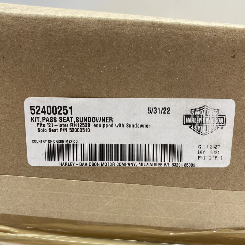 Sundowner Passenger Seat OEM 52400251