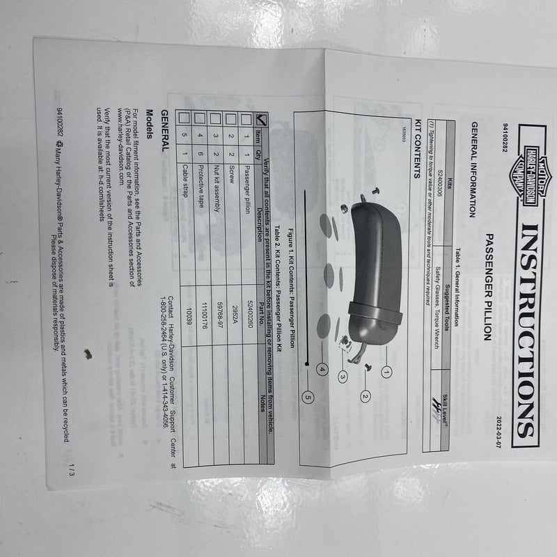Passenger Seat OEM 52400306