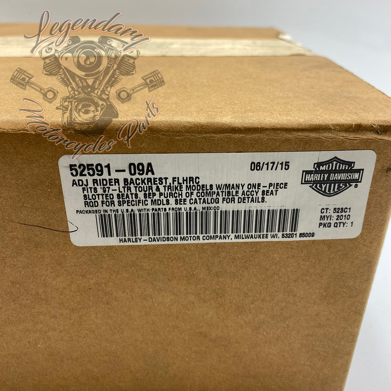 Adjustable Rider Backrest OEM 52591-09A