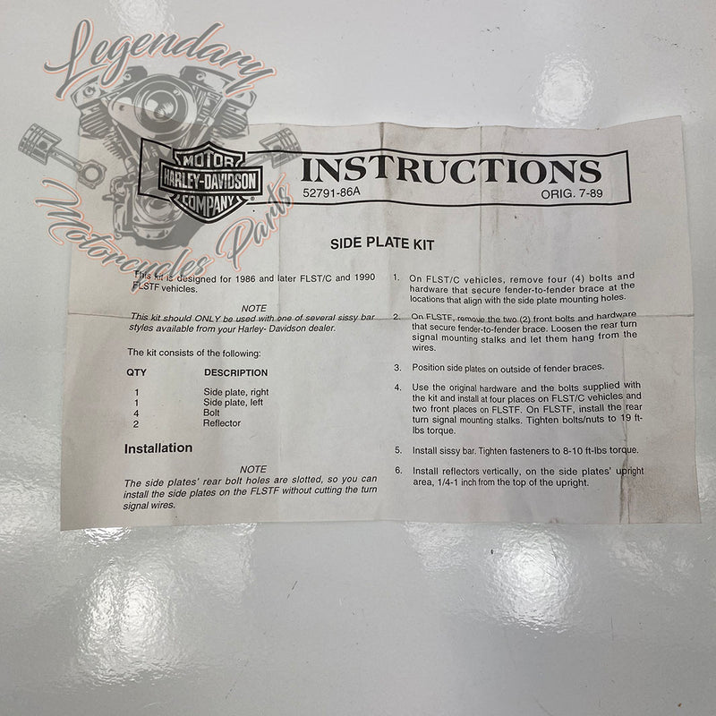 Sissy Bar Rückenlehnen OEM 52791-86A