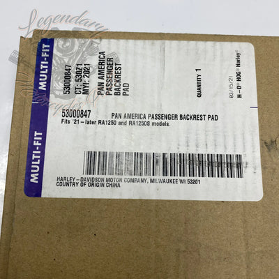 Top-case Backrest Pad OEM 53000847