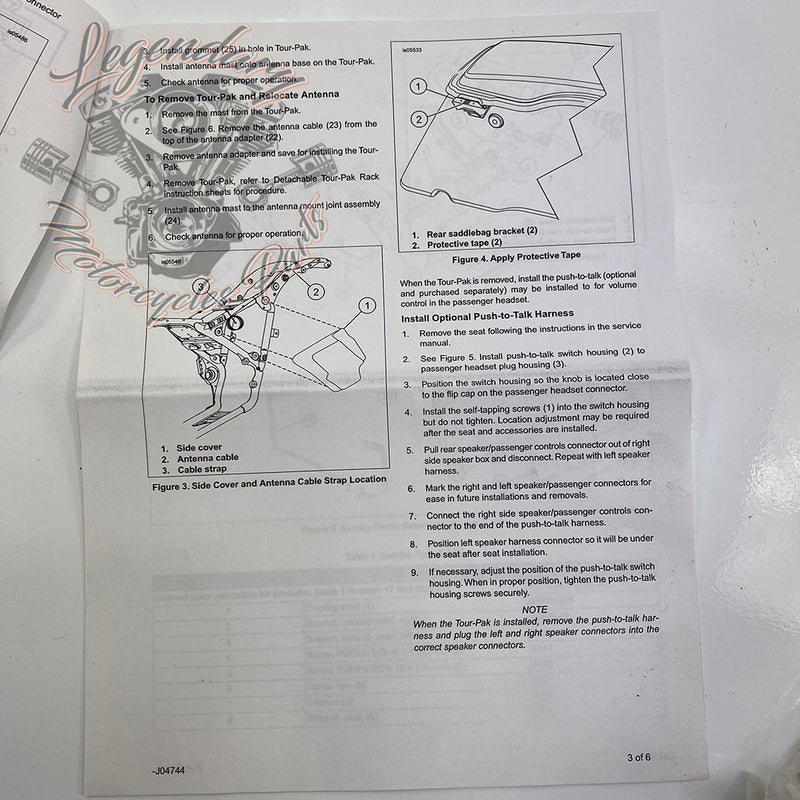 Kit Tour Pak desmontable OEM 53246-09A