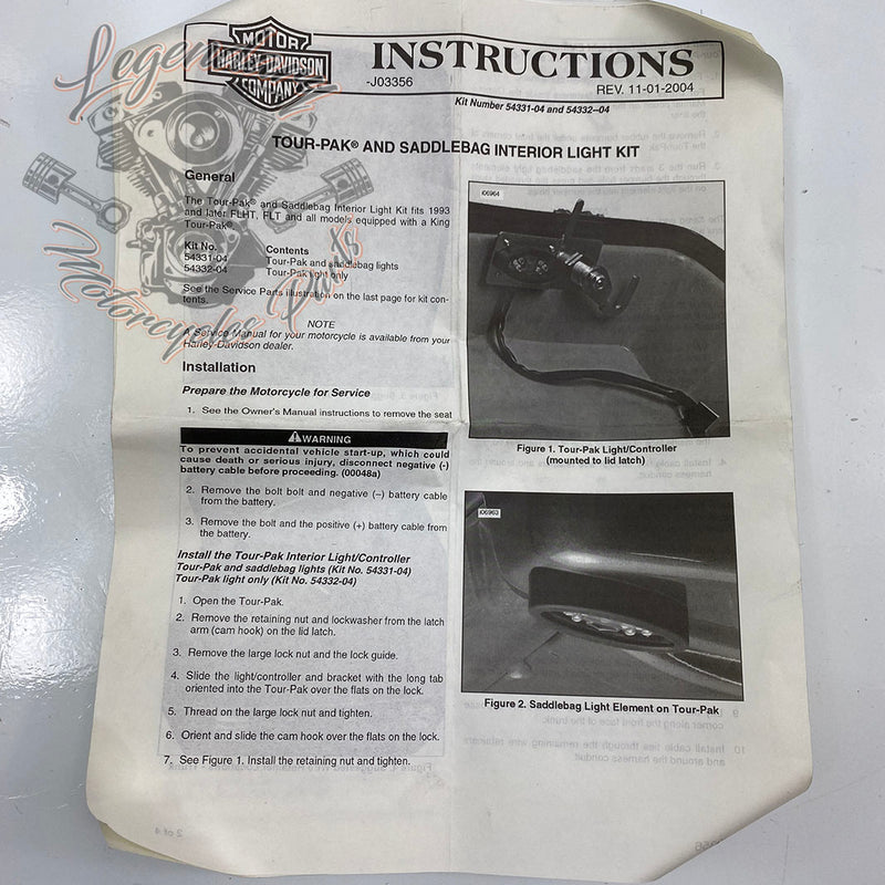 Tour Pak verlichtingsset OEM 54331-04