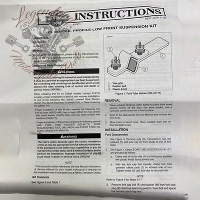 Kit de suspensión delantera rebajado OEM 54758-07