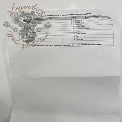 Kit de suspensión delantera rebajado OEM 54758-07